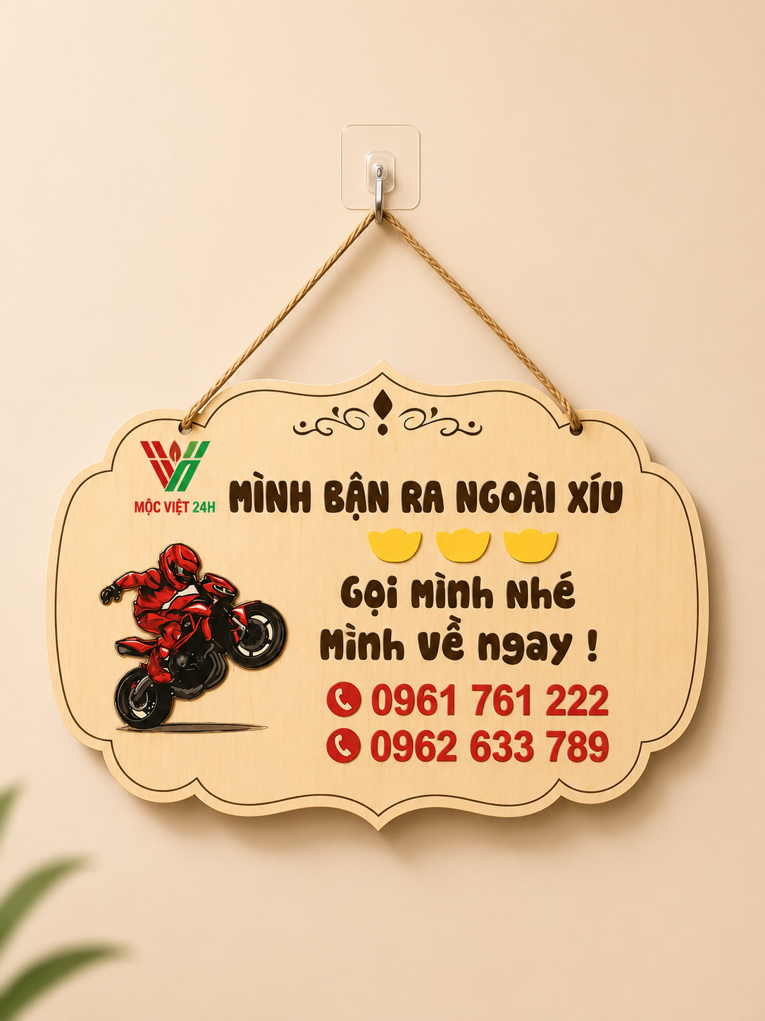 Bảng gỗ quảng cáo